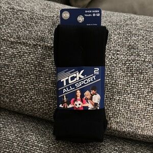Youth Black Athletic Socks